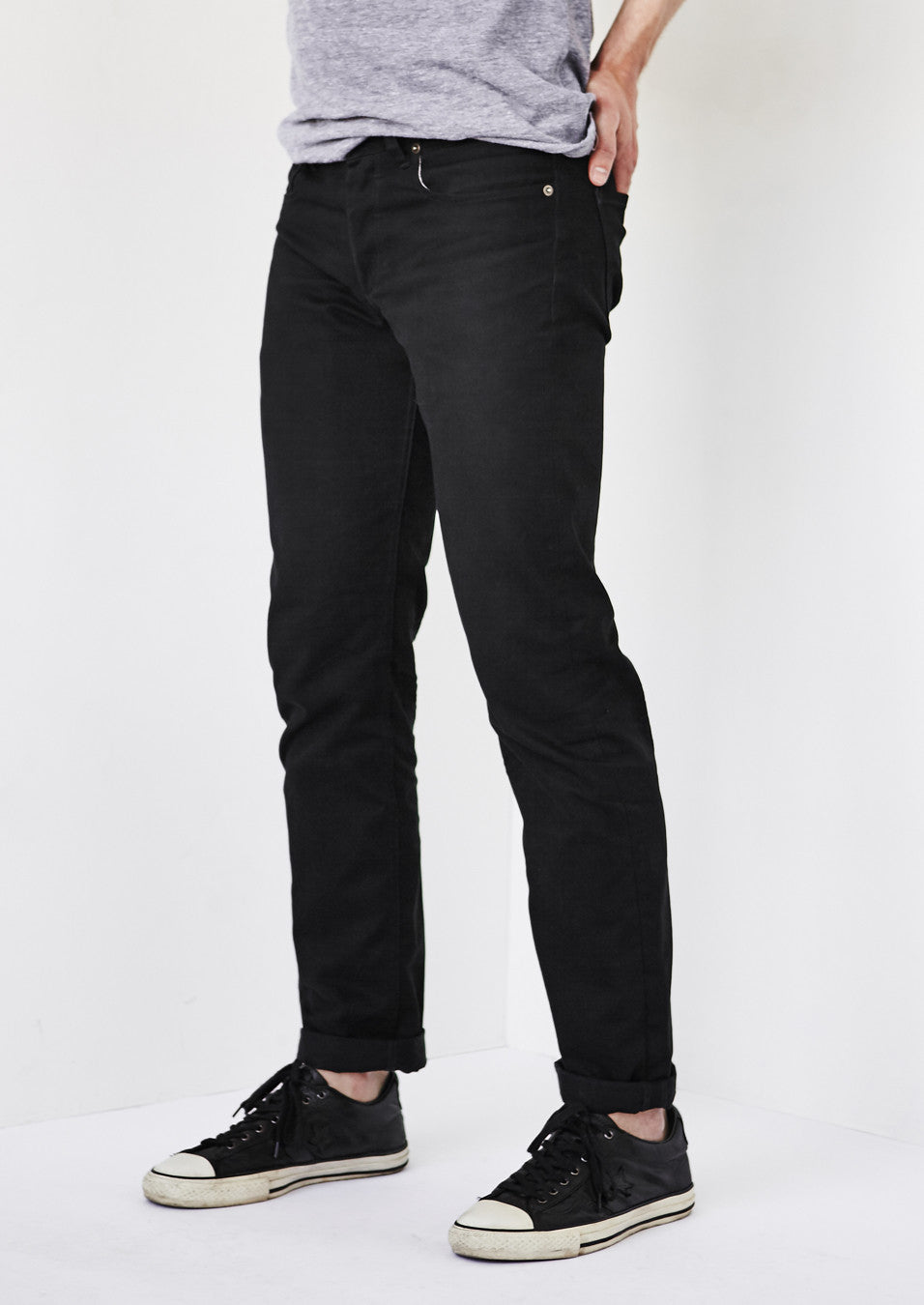 The Johnny in BLK Chino Twill