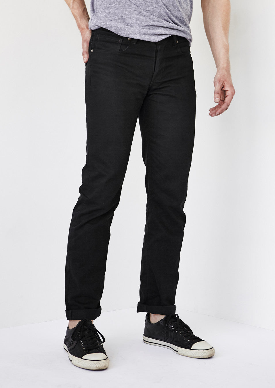 The Johnny in BLK Chino Twill