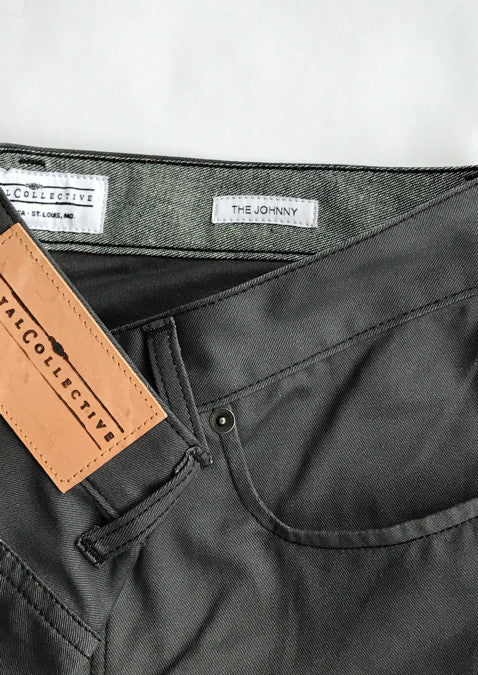 The Johnny in Graphite Chino Twill