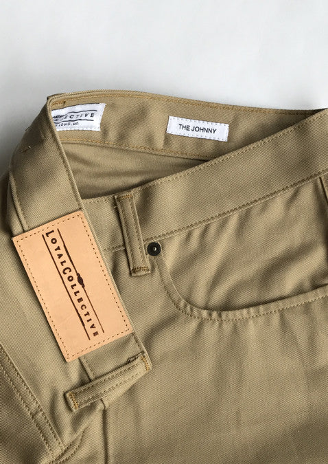 The Johnny in Sand Chino Twill - Loyal Collective - Premium Denim Made in  USA